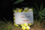 Korallo Pop´Ups Fluo white/yellow 75 g Boilies, verschiedene Aromen und Durchmesser 12, 16 mm.